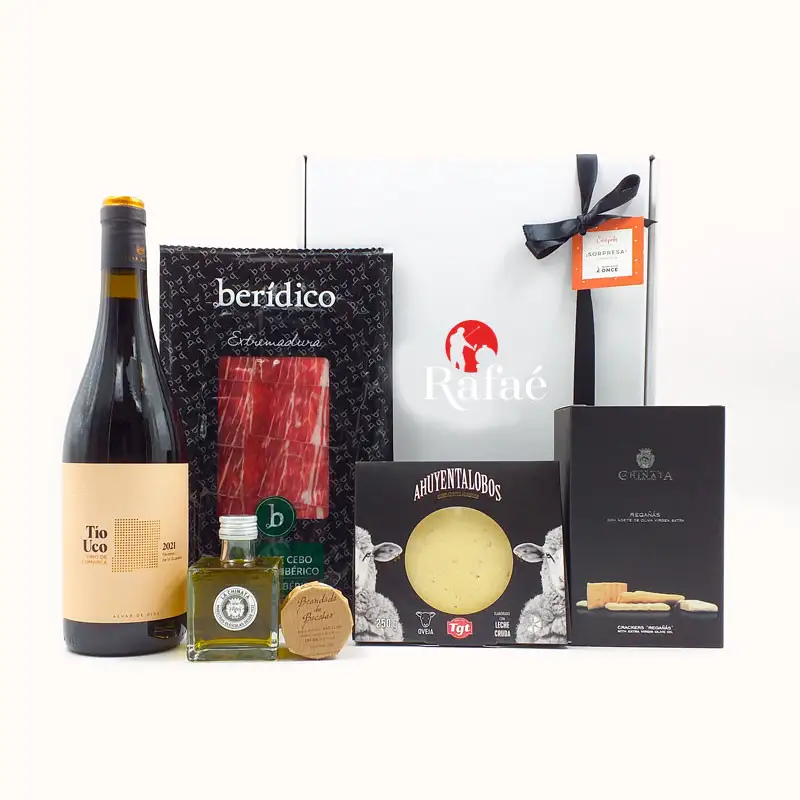 cesta-clasica-jamon-queso-vino-mas
